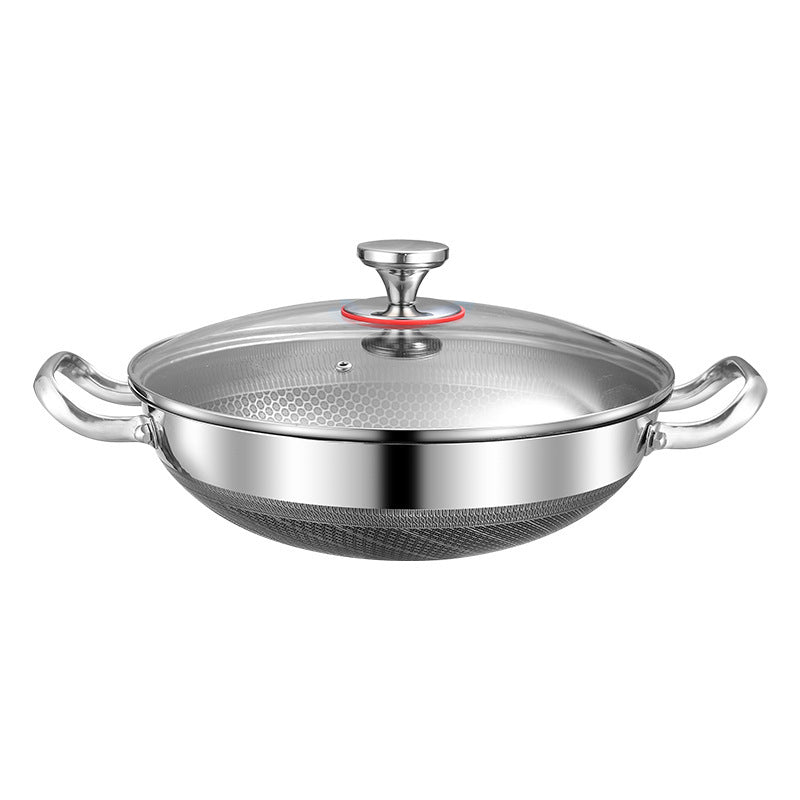 Double-Sided Non-Stick Honeycomb Frying Pan