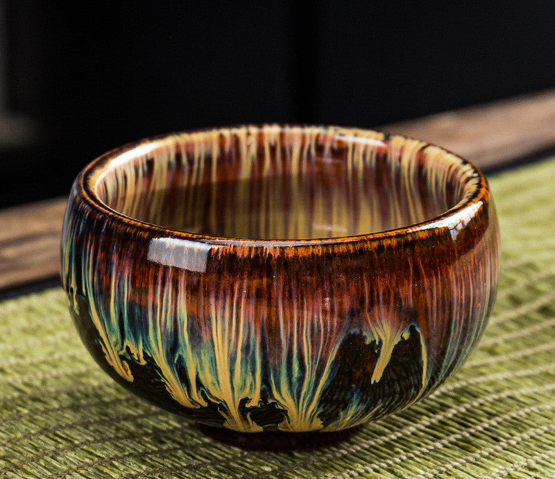 Jianzhan Ceramic Zen Tea Cup Kiln Change Master Cup
