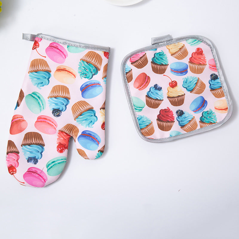 Heat Resistant Kitchen Gloves For Baking Oven And Microwave Use