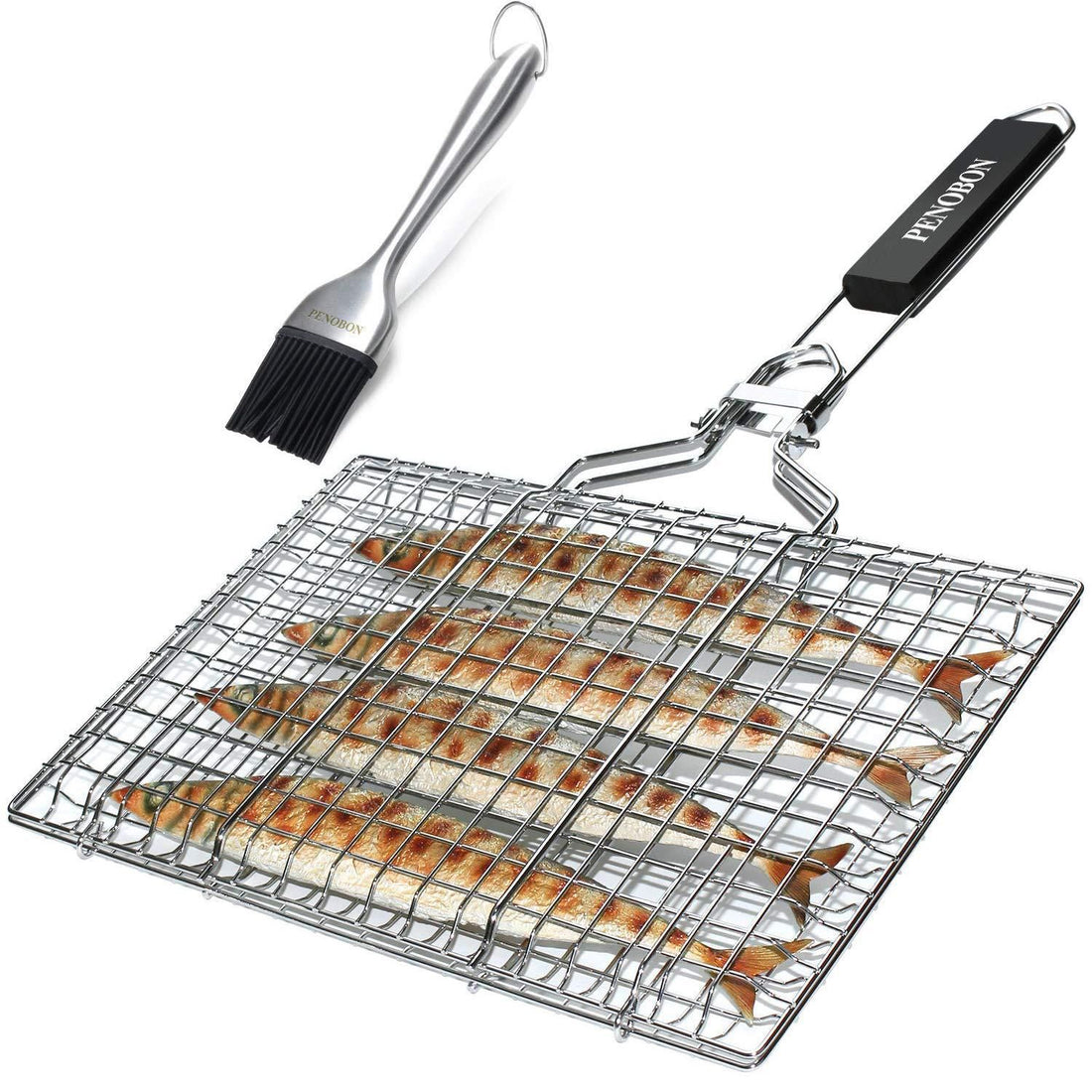 Stainless Steel Foldable BBQ Mesh Basket