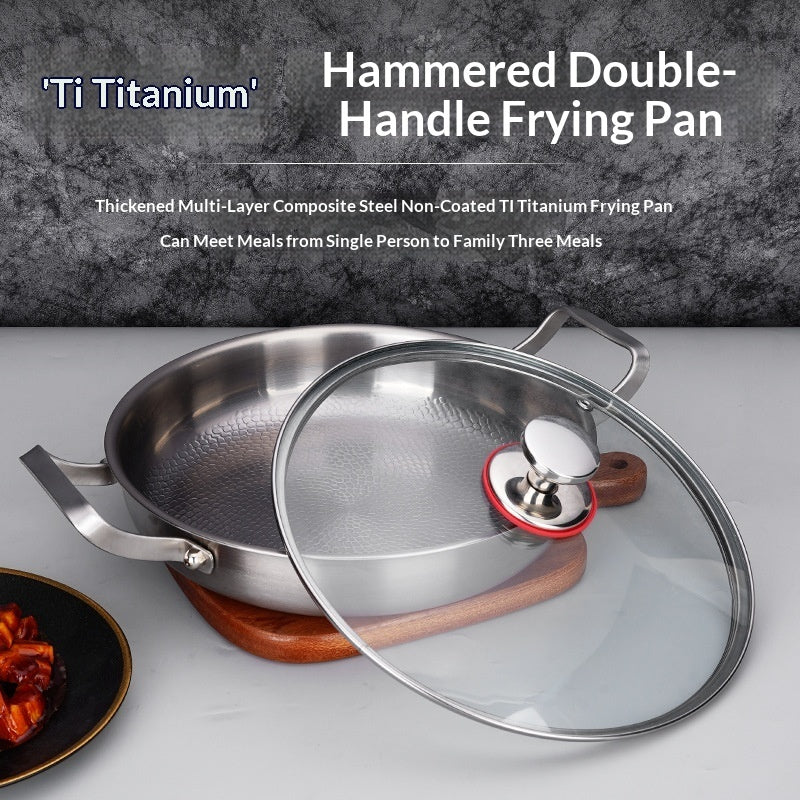 Non-stick Titanium Frying Pan For Cooking Steak