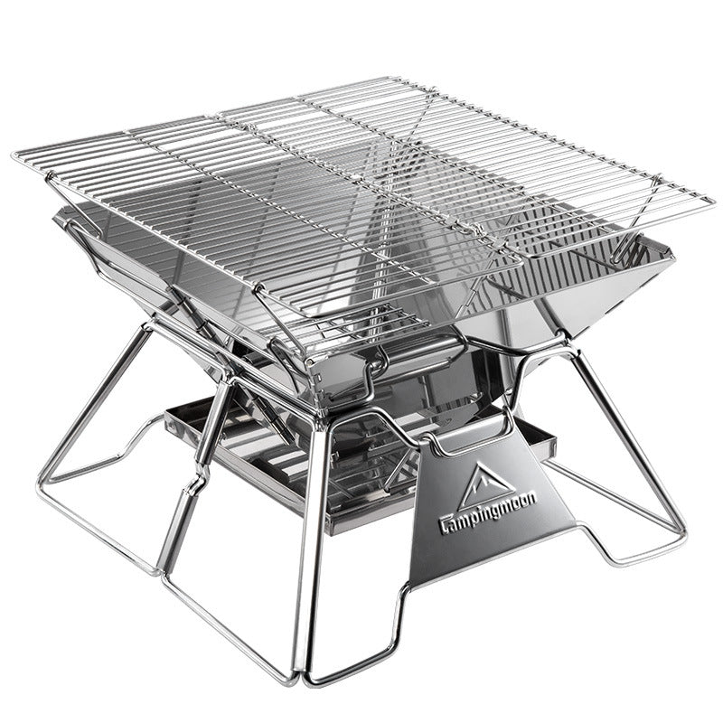 2–3 Person Foldable Camping BBQ Grill