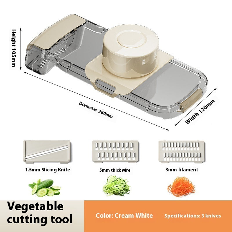 2-in-1 Vegetable Cutter and Drainer