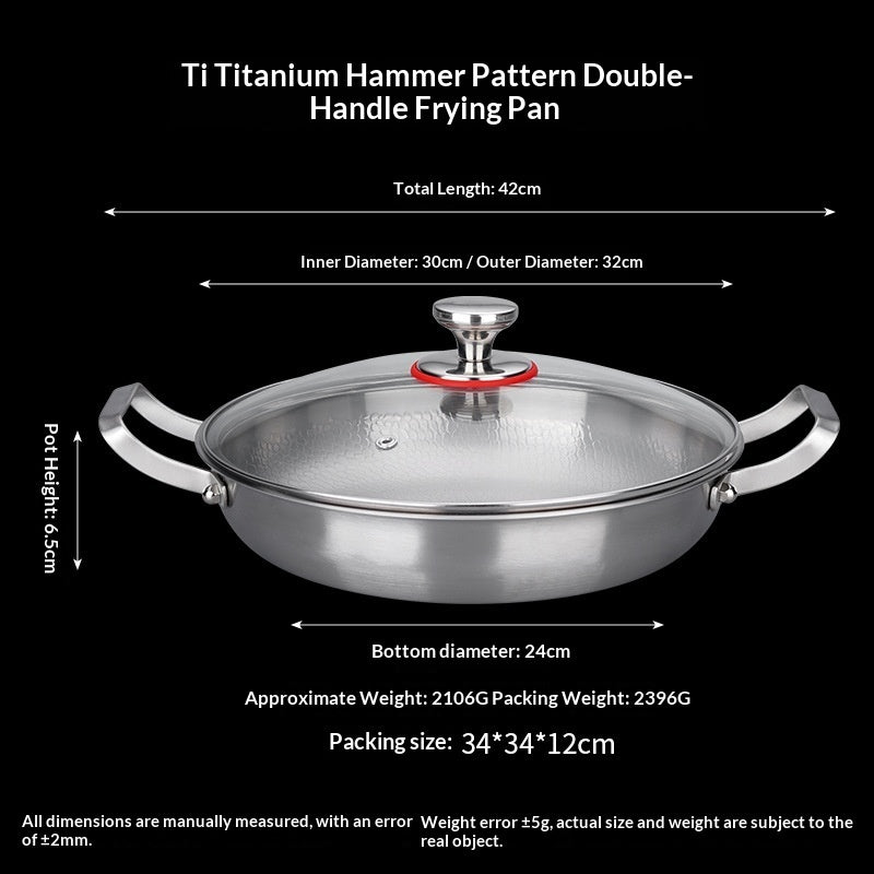Non-stick Titanium Frying Pan For Cooking Steak