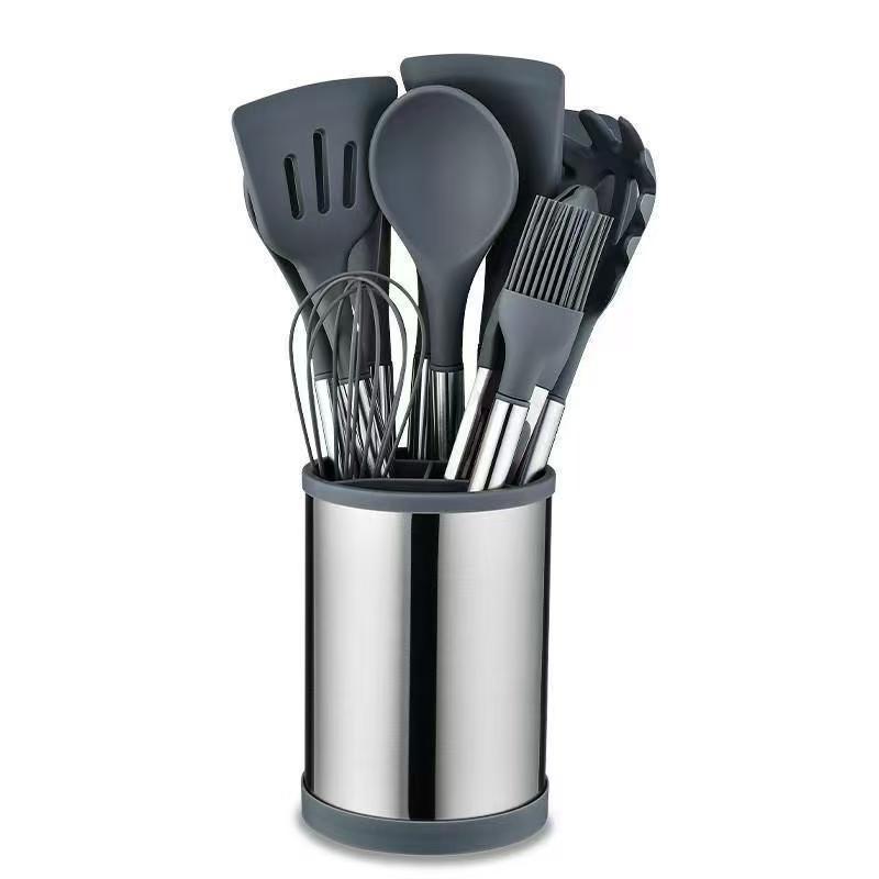 Non-Stick Cookware Rotating Spatula & Spoon Holder