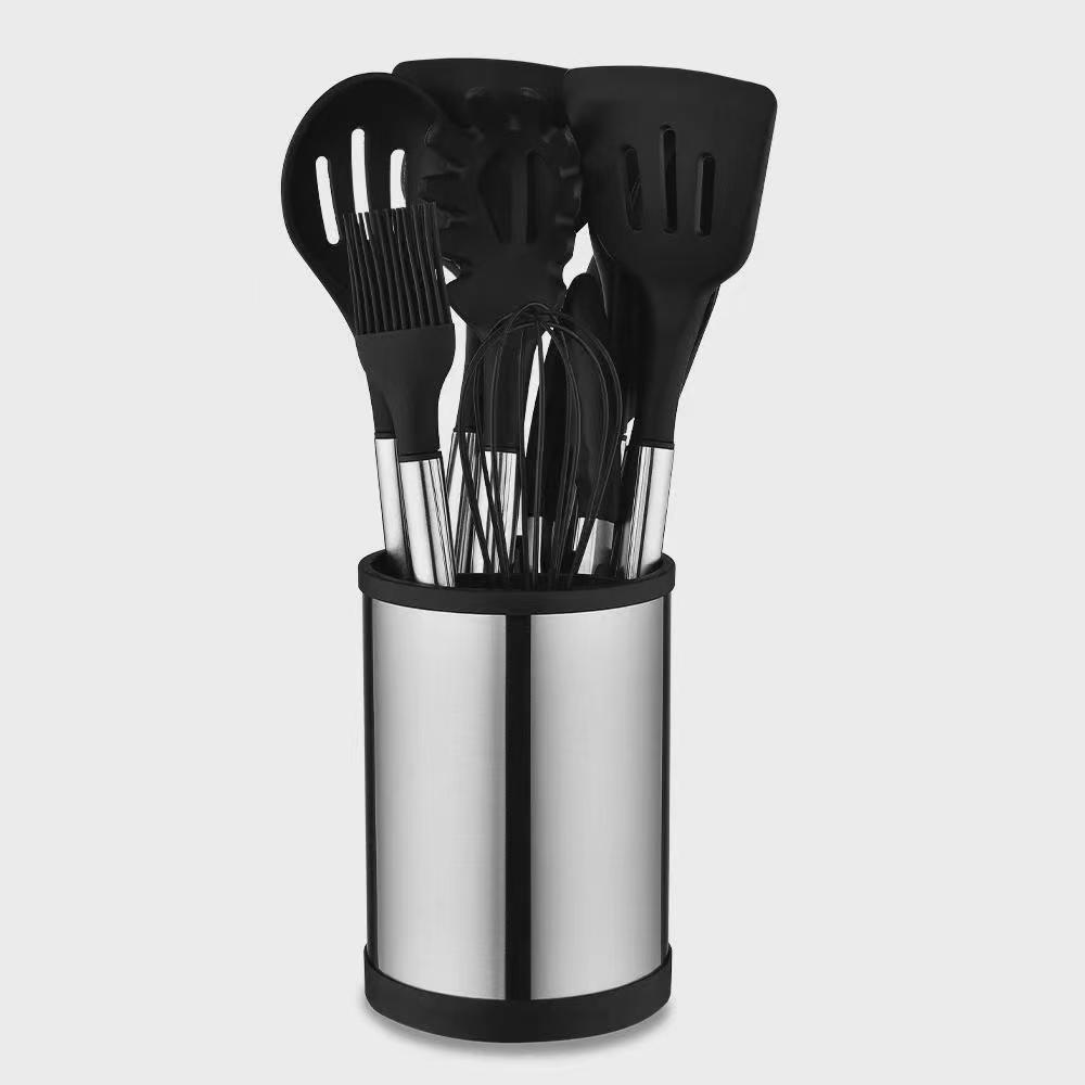 Non-Stick Cookware Rotating Spatula & Spoon Holder
