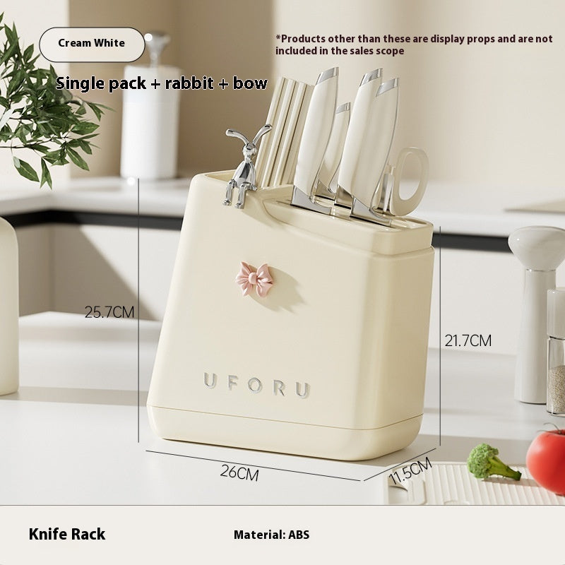 Multi-Function Kitchen Knife and Utensil Storage Rack