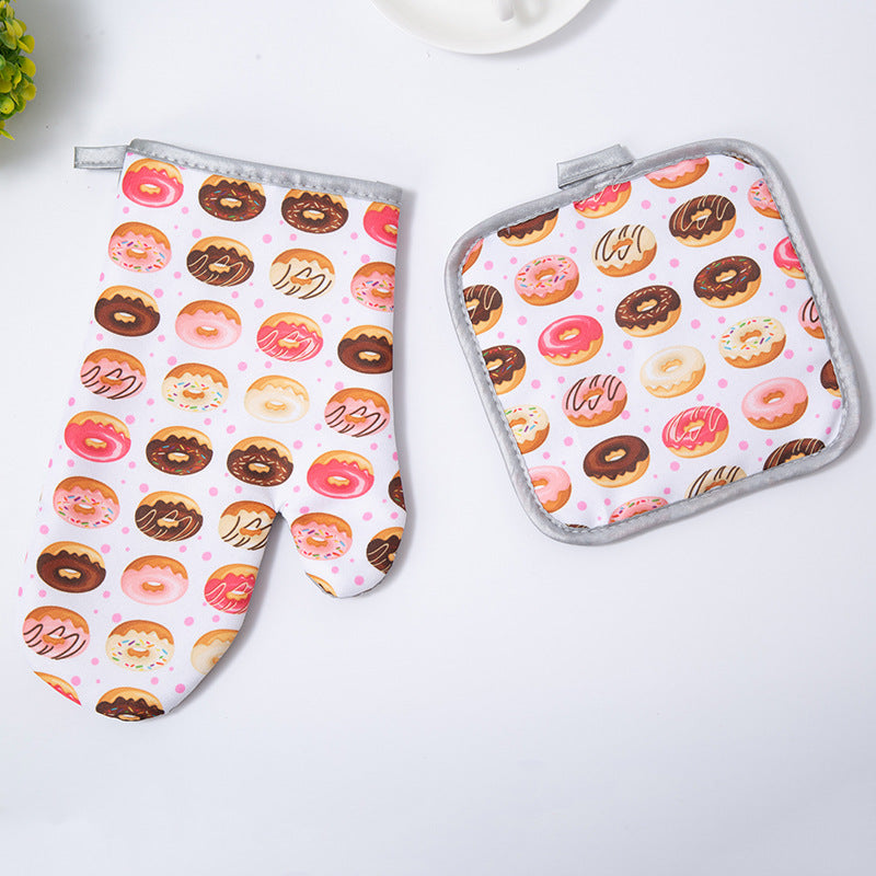 Heat Resistant Kitchen Gloves For Baking Oven And Microwave Use