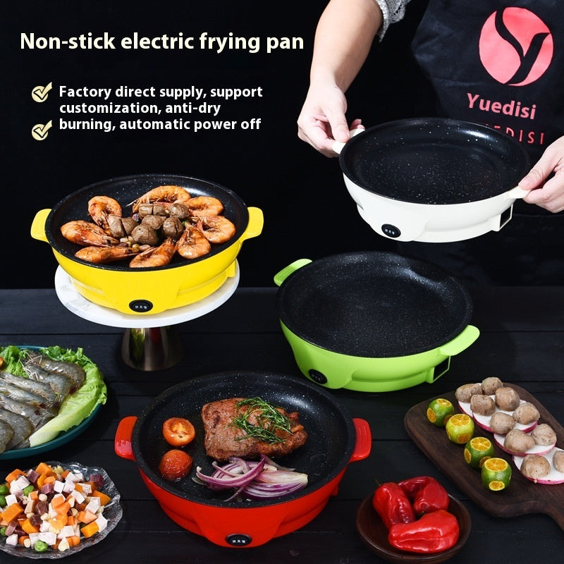 Portable Electric Barbecue Grill Multifunctional Meat Roasting Pan