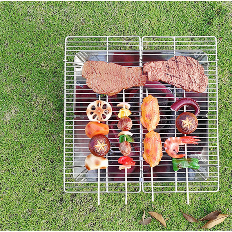 2–3 Person Foldable Camping BBQ Grill