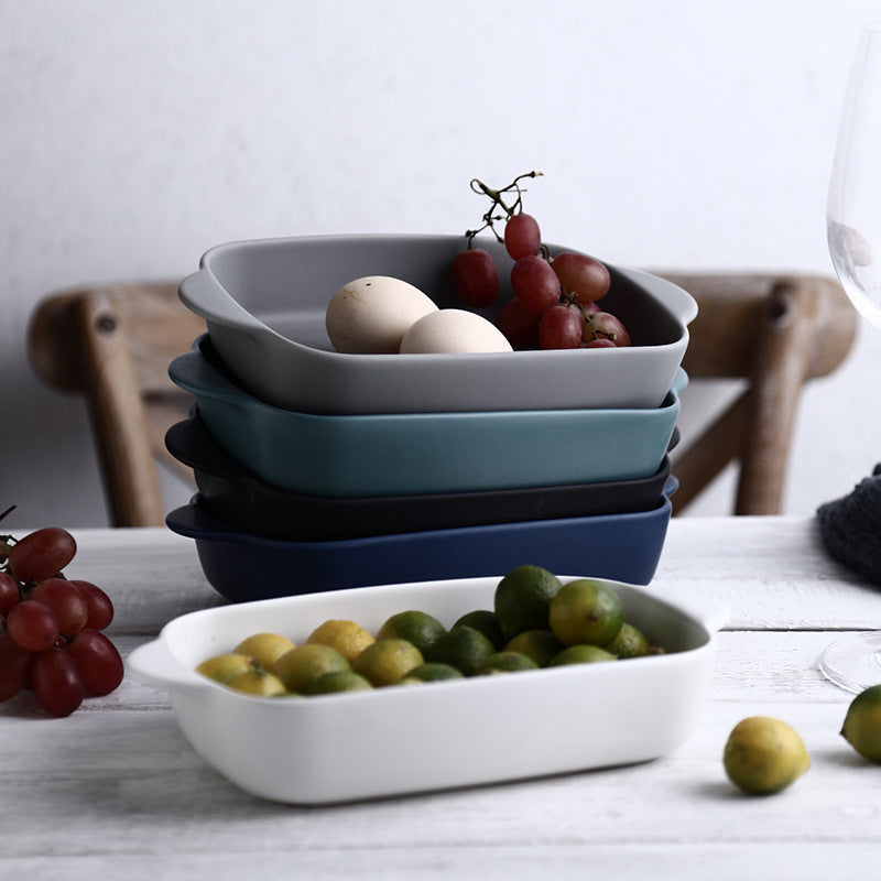 Heat Resistant Oven Baking Tray with Handles