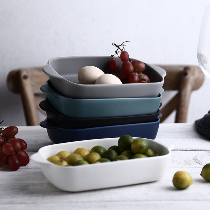 Heat Resistant Oven Baking Tray with Handles