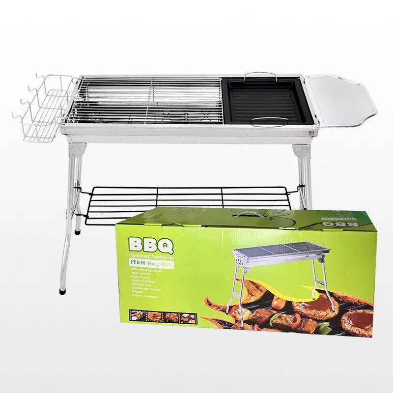 Foldable Stainless Steel Outdoor BBQ Grill