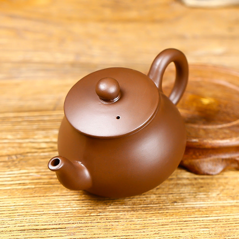 Handmade Purple Clay Teapot Traditional Manual Tea Pot