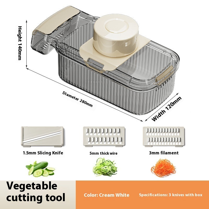 2-in-1 Vegetable Cutter and Drainer