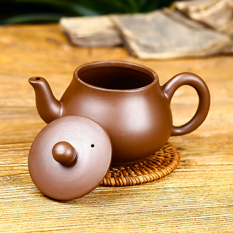 Handmade Purple Clay Teapot Traditional Manual Tea Pot