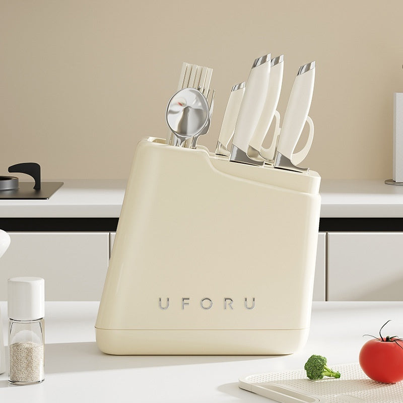 Multi-Function Kitchen Knife and Utensil Storage Rack