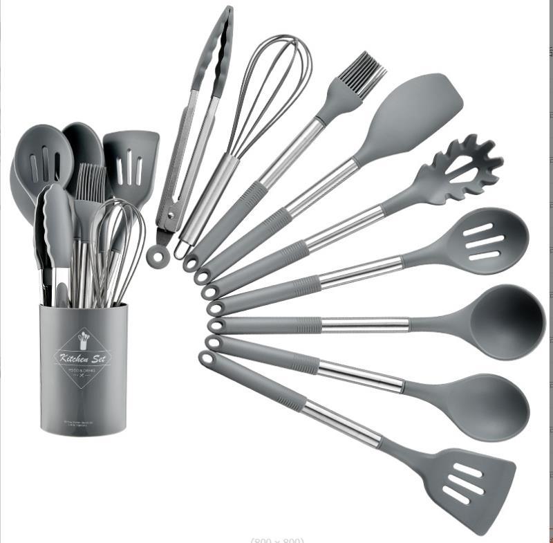 Heat-Resistant Non-Stick Pot Spoon & Spatula Set
