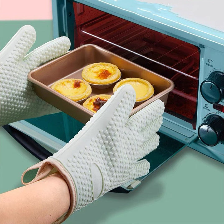 Silicone Heat Resistant Kitchen Gloves For Baking And Cooking