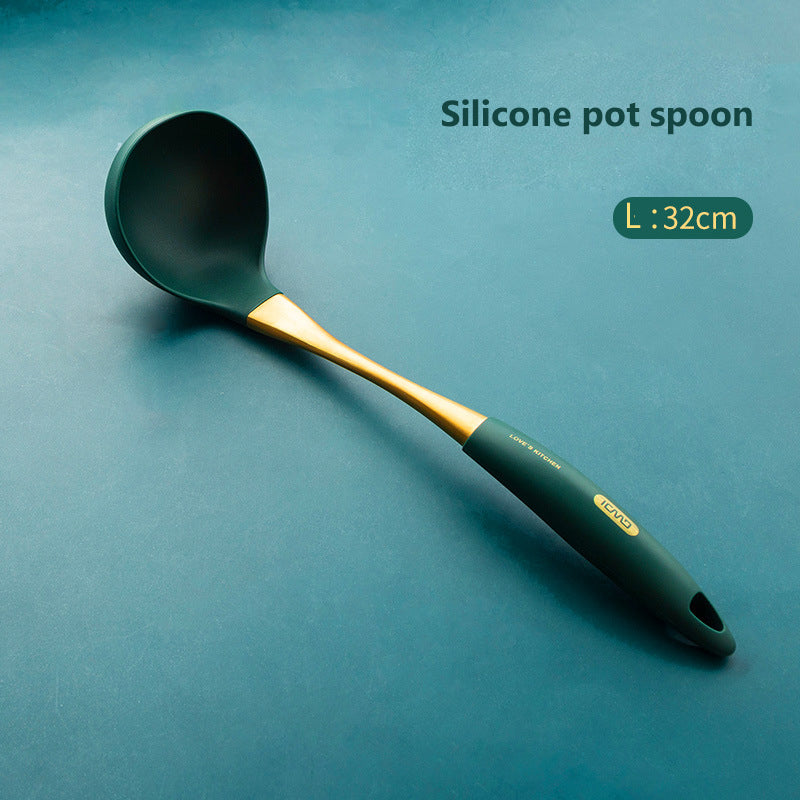Stainless Steel & Silicone Non-Stick Spatula Set