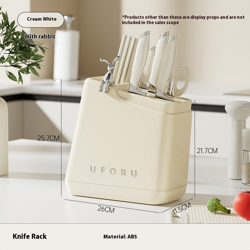 Multi-Function Kitchen Knife and Utensil Storage Rack
