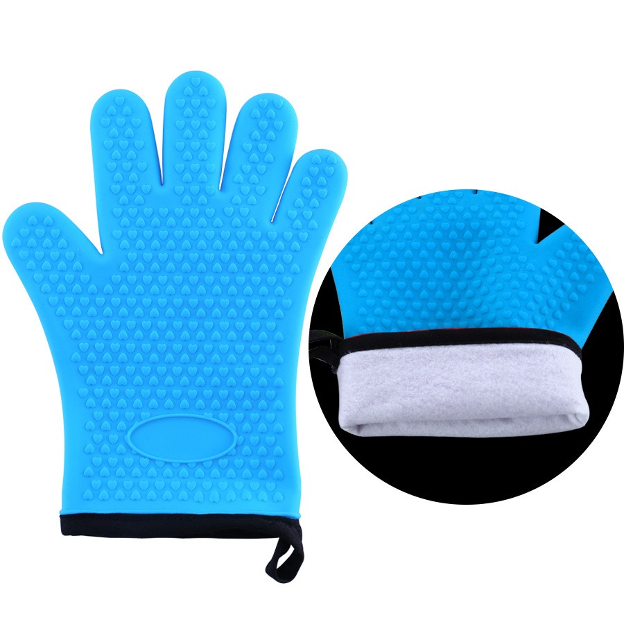 Silicone Heat Resistant Kitchen Gloves For Baking And Cooking