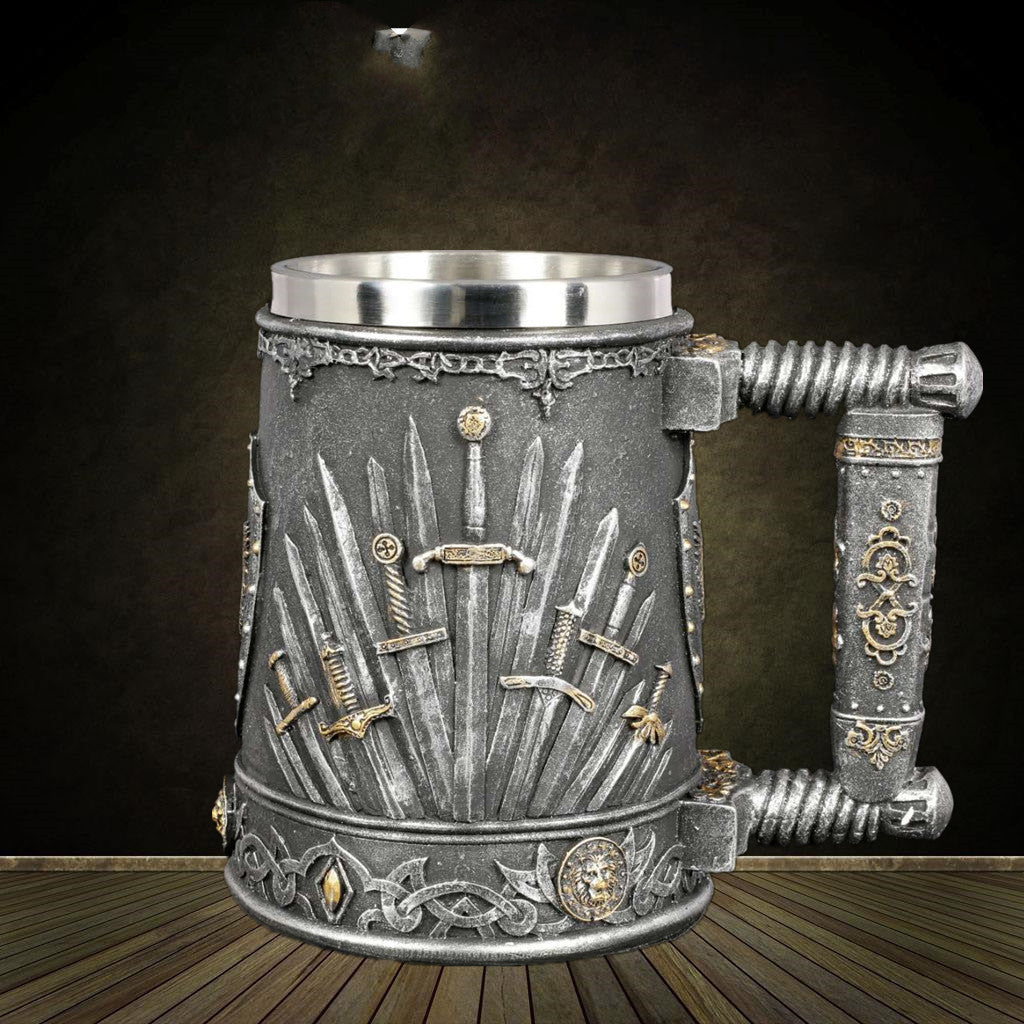 Double-Headed Eagle Beer Stein Mug