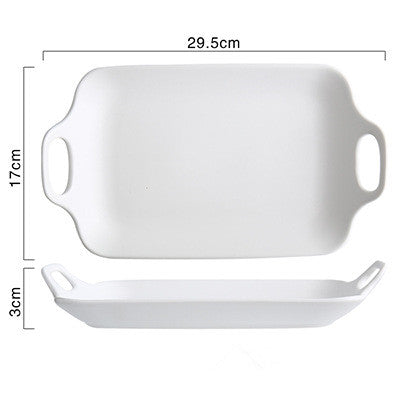 Heat Resistant Oven Baking Tray with Handles