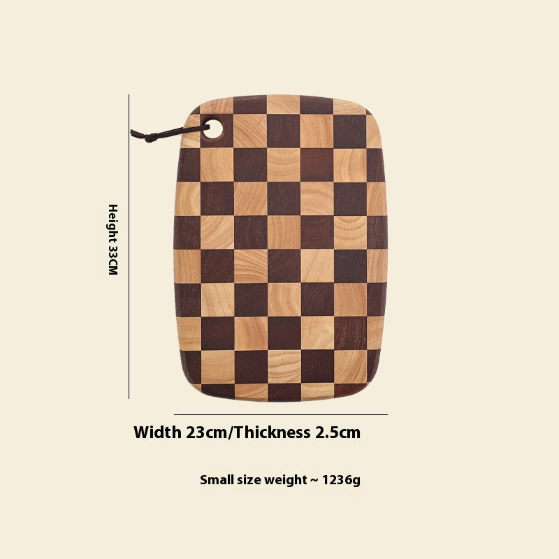 Acacia Wood Grid Cutting Board Solid Wood
