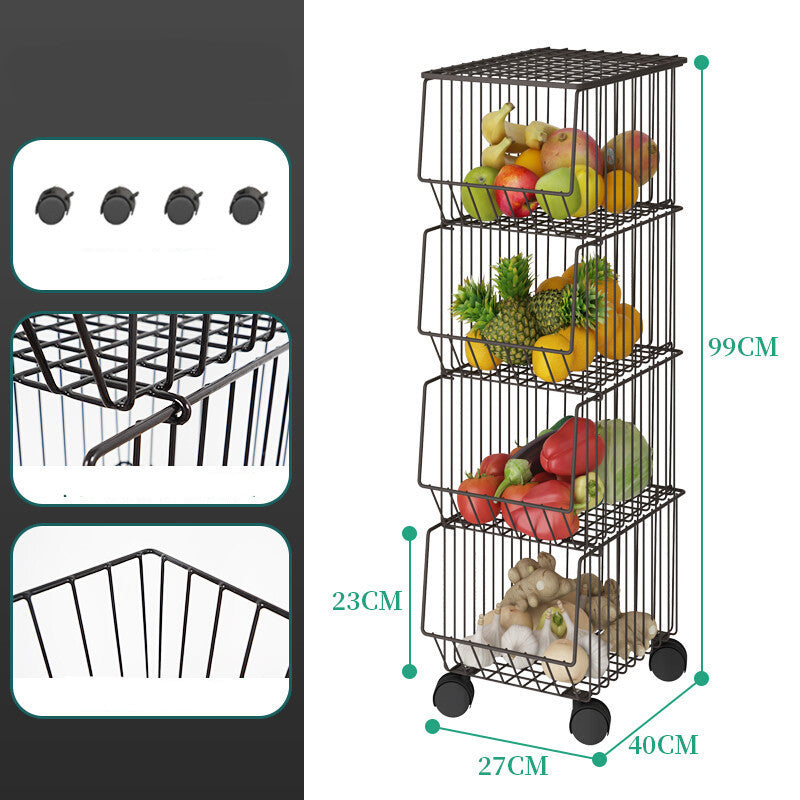 Black Paint Seasoning Bottle Finishing Storage Rack