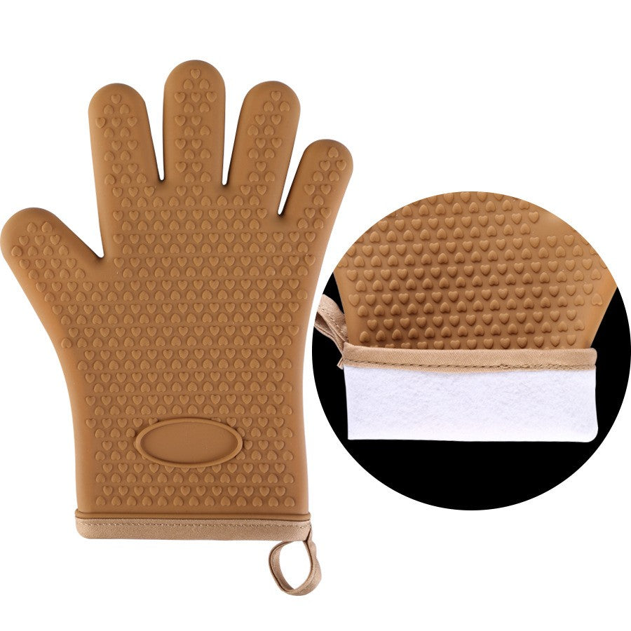 Silicone Heat Resistant Kitchen Gloves For Baking And Cooking