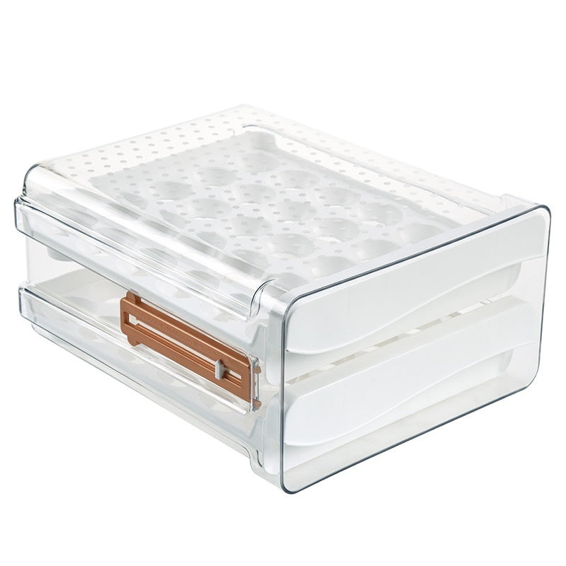 Egg Storage Box with Scale for Refrigerator