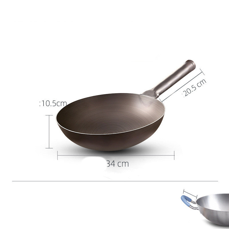 Pure Titanium Frying Pan Without Coating