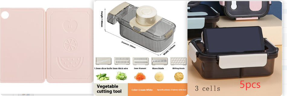 2-in-1 Vegetable Cutter and Drainer