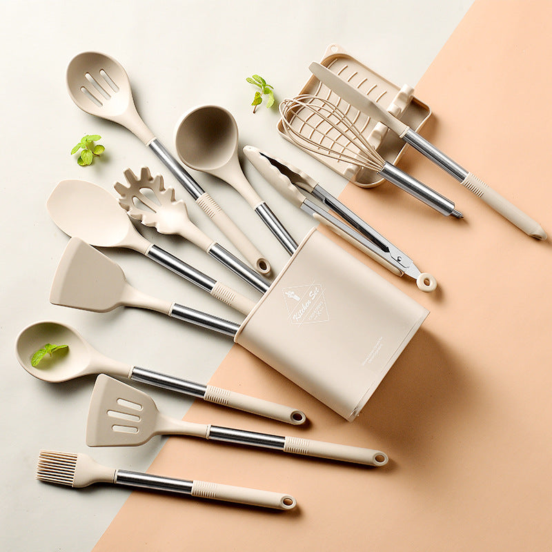 Heat-Resistant Non-Stick Pot Spoon & Spatula Set