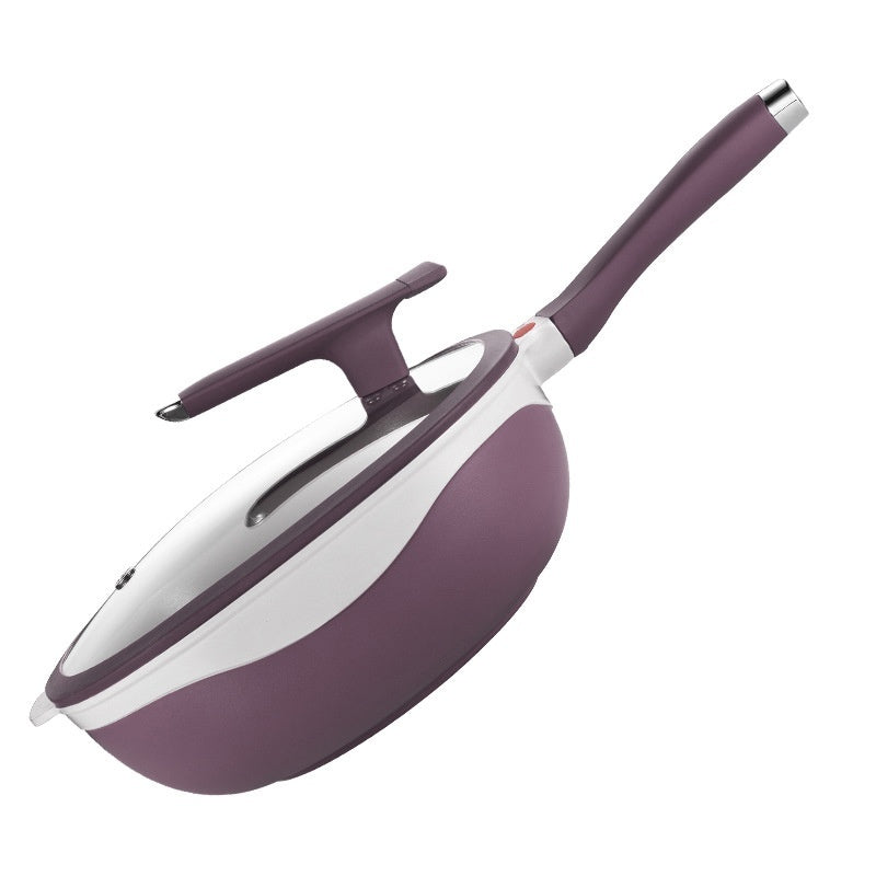 Titanium Ceramic Household Induction Cooker Frying Pan