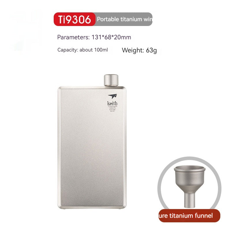 Outdoor Carry Portable With Titanium Funnel Ultralight