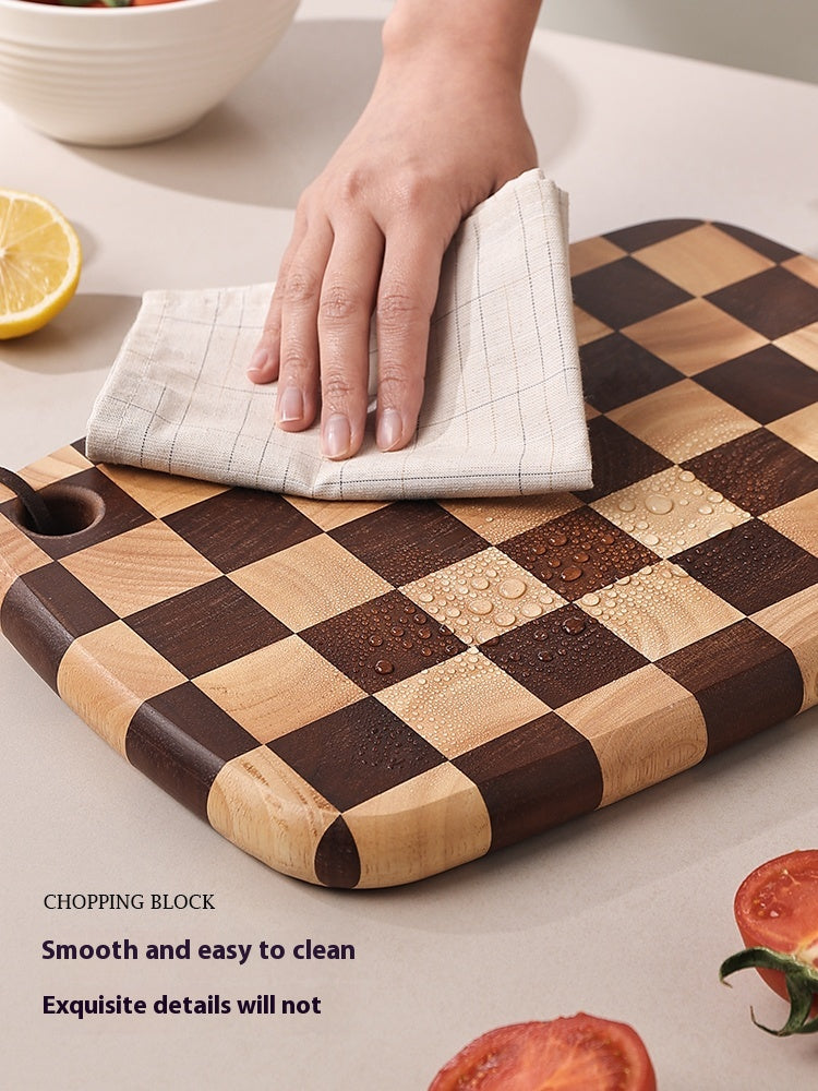 Acacia Wood Grid Cutting Board Solid Wood