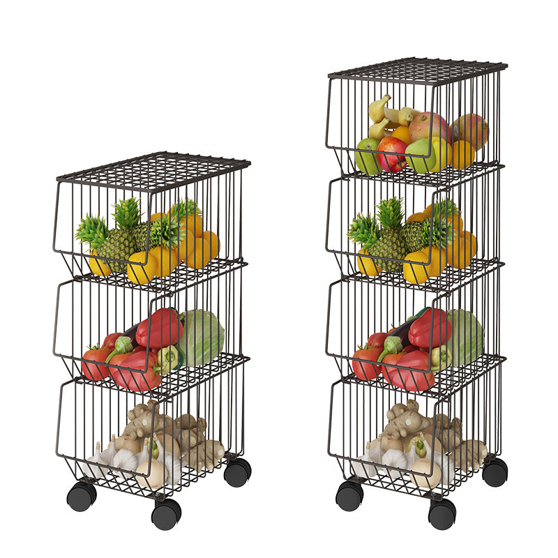 Black Paint Seasoning Bottle Finishing Storage Rack