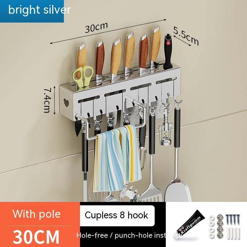 Kitchen Hook Wall Mounted Storage Rack
