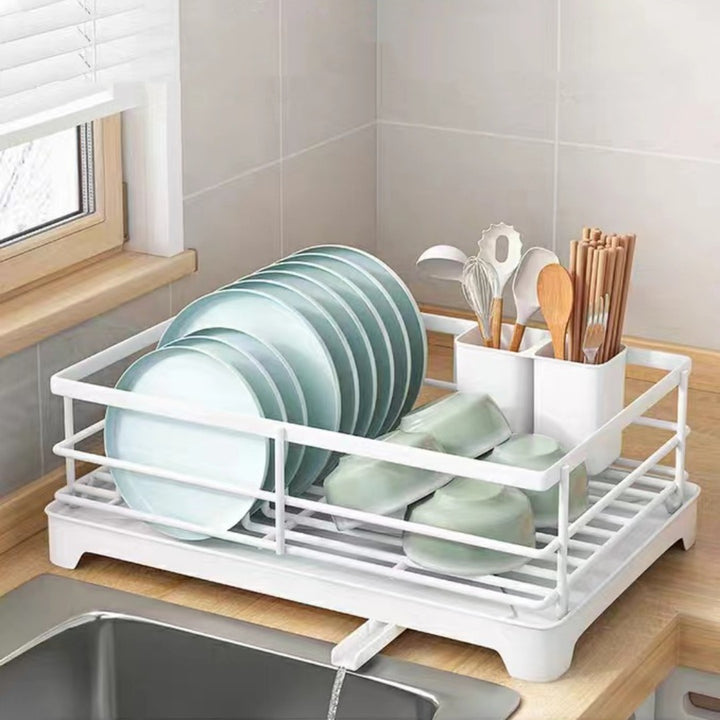 Multi-Functional Iron Kitchen Dish Draining Rack