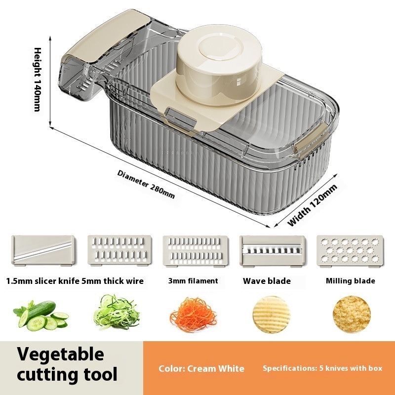 2-in-1 Vegetable Cutter and Drainer