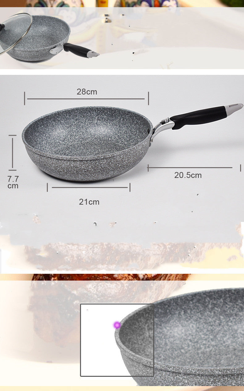 Japanese Maifan Stone Non-Stick Deep Wok