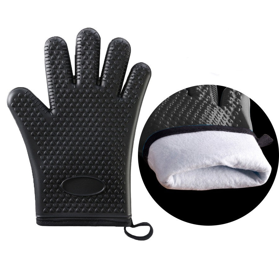 Silicone Heat Resistant Kitchen Gloves For Baking And Cooking