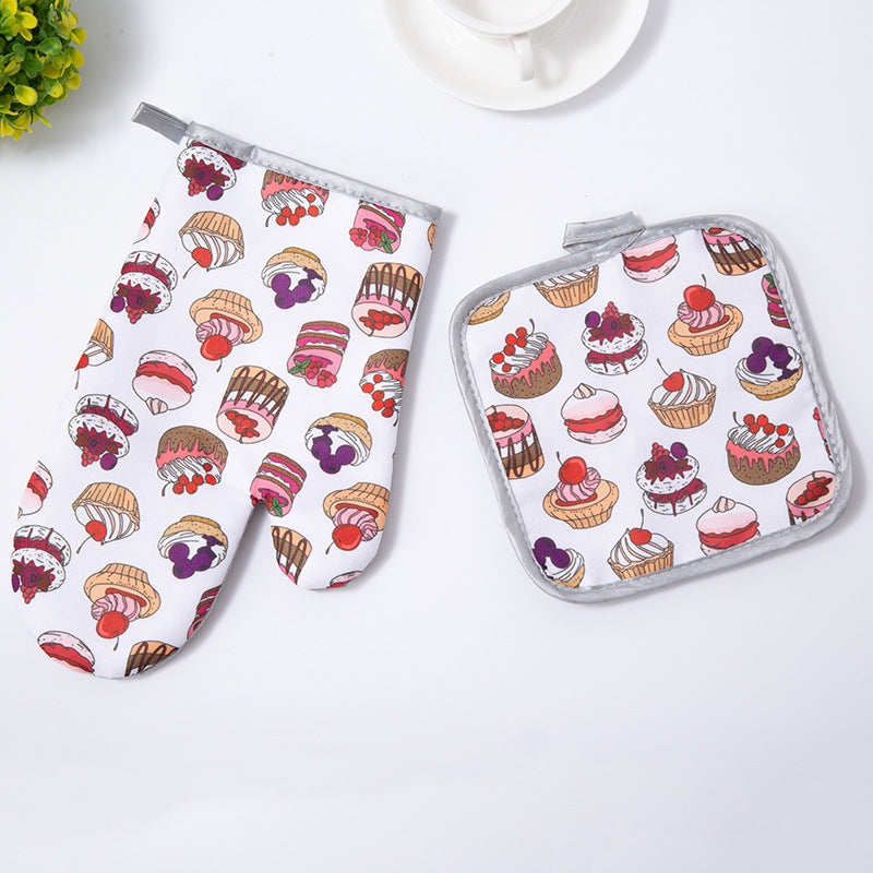 Heat Resistant Kitchen Gloves For Baking Oven And Microwave Use
