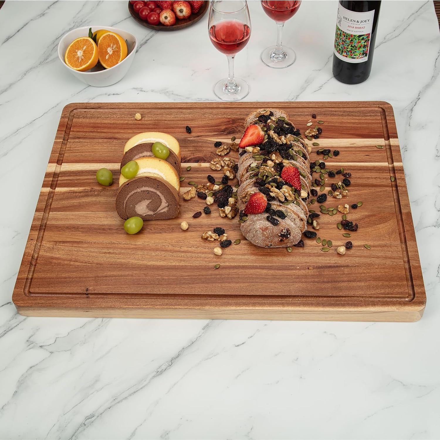 Acacia Wood Kitchen Chopping & Dough Board