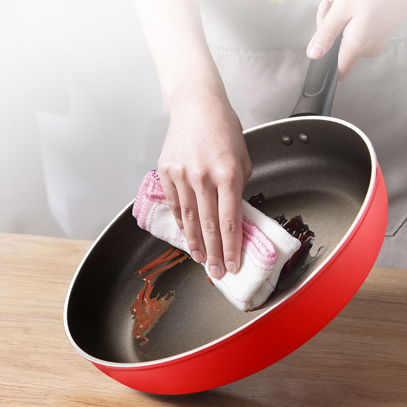 Non-Stick Flat Frying Pan Household Use