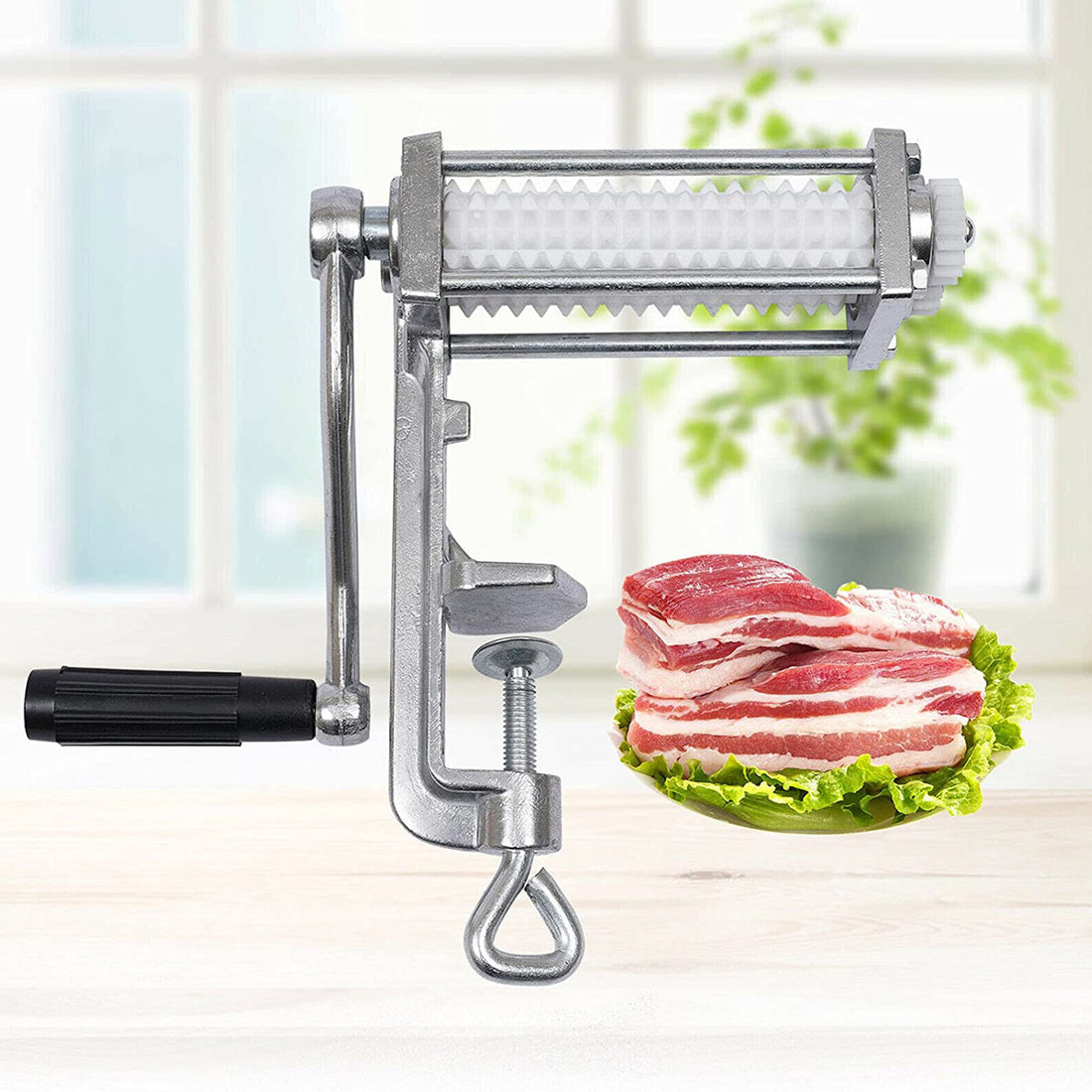 Household Small Manual Aluminum Meat Tenderizer