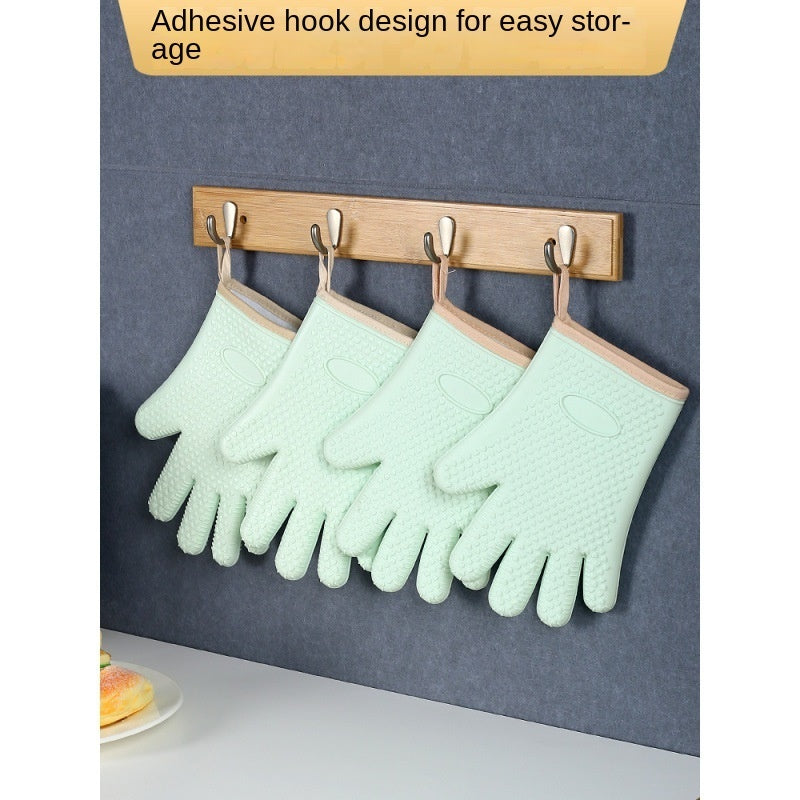 Silicone Heat Resistant Kitchen Gloves For Baking And Cooking