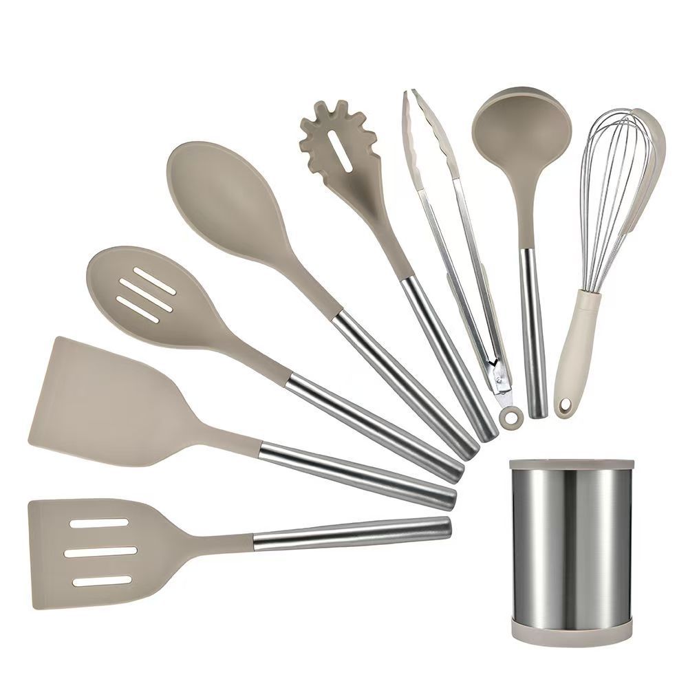 Non-Stick Cookware Rotating Spatula & Spoon Holder